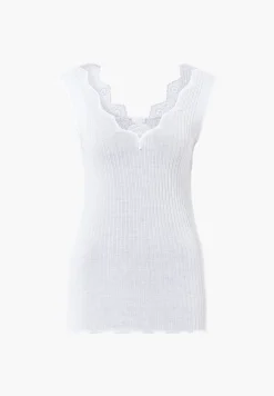 Richelieu|Tops-Zimmerli RichelieuTop - white