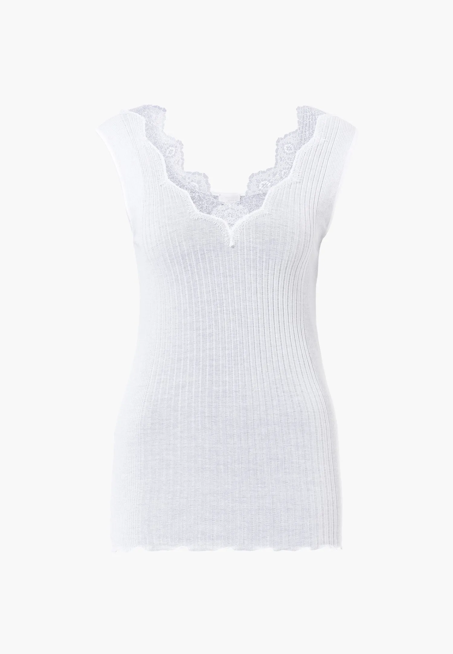 Richelieu|Tops-Zimmerli RichelieuTop - white