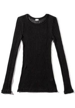 Richelieu|T-Shirts À Manches Longues-Zimmerli RichelieuT-Shirt à manches longues - black