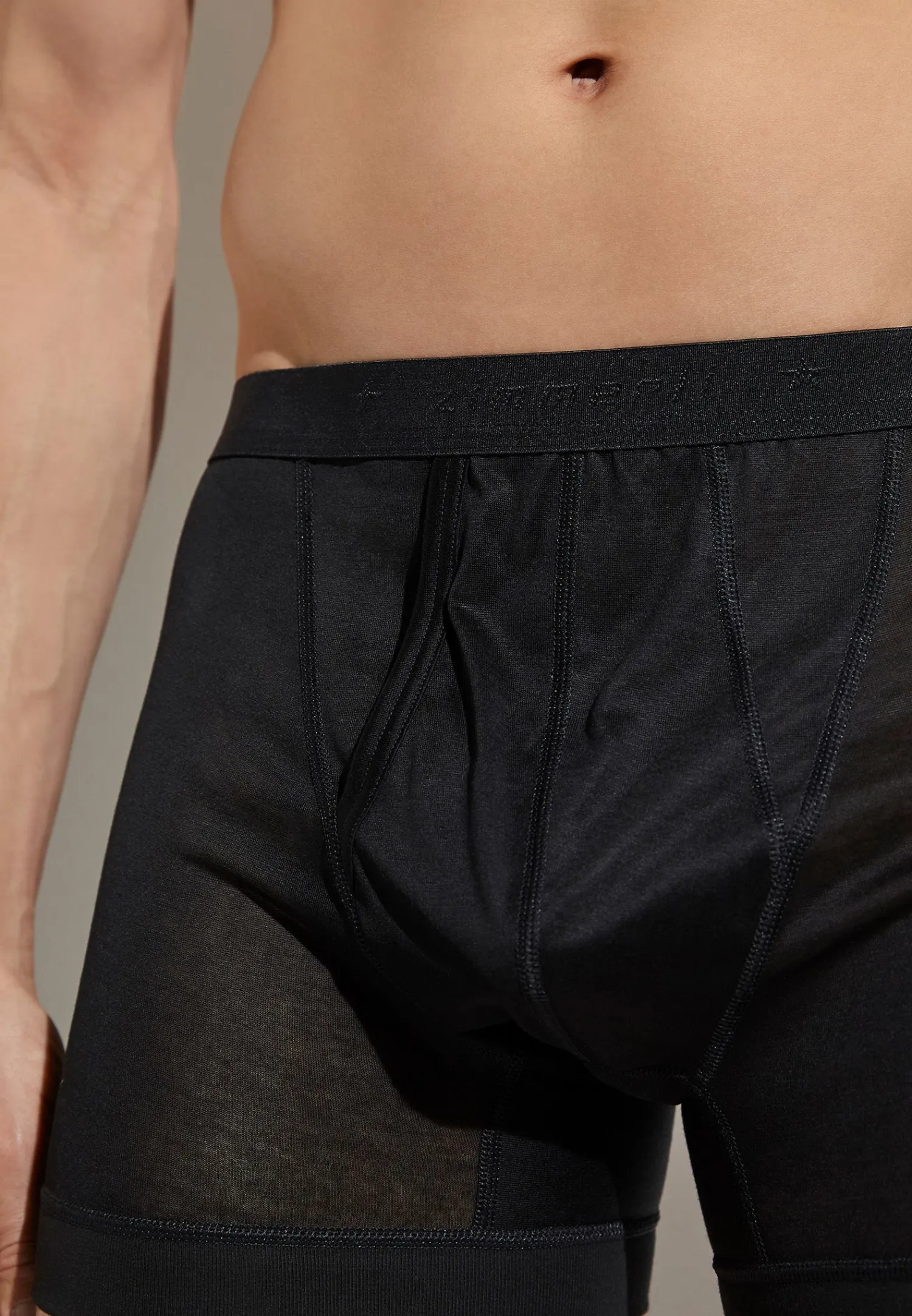 Royal Classic|Caleçons Et Boxer Briefs-Zimmerli Royal ClassicBoxer - noirSuper fins