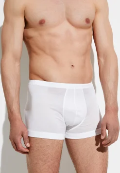 Royal Classic|Caleçons Et Boxer Briefs-Zimmerli Royal ClassicBoxer Trunk - blancSuper fins