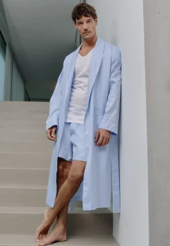 Boxershorts|Boxers-Zimmerli Sea Island WovenBoxer Shorts - blue