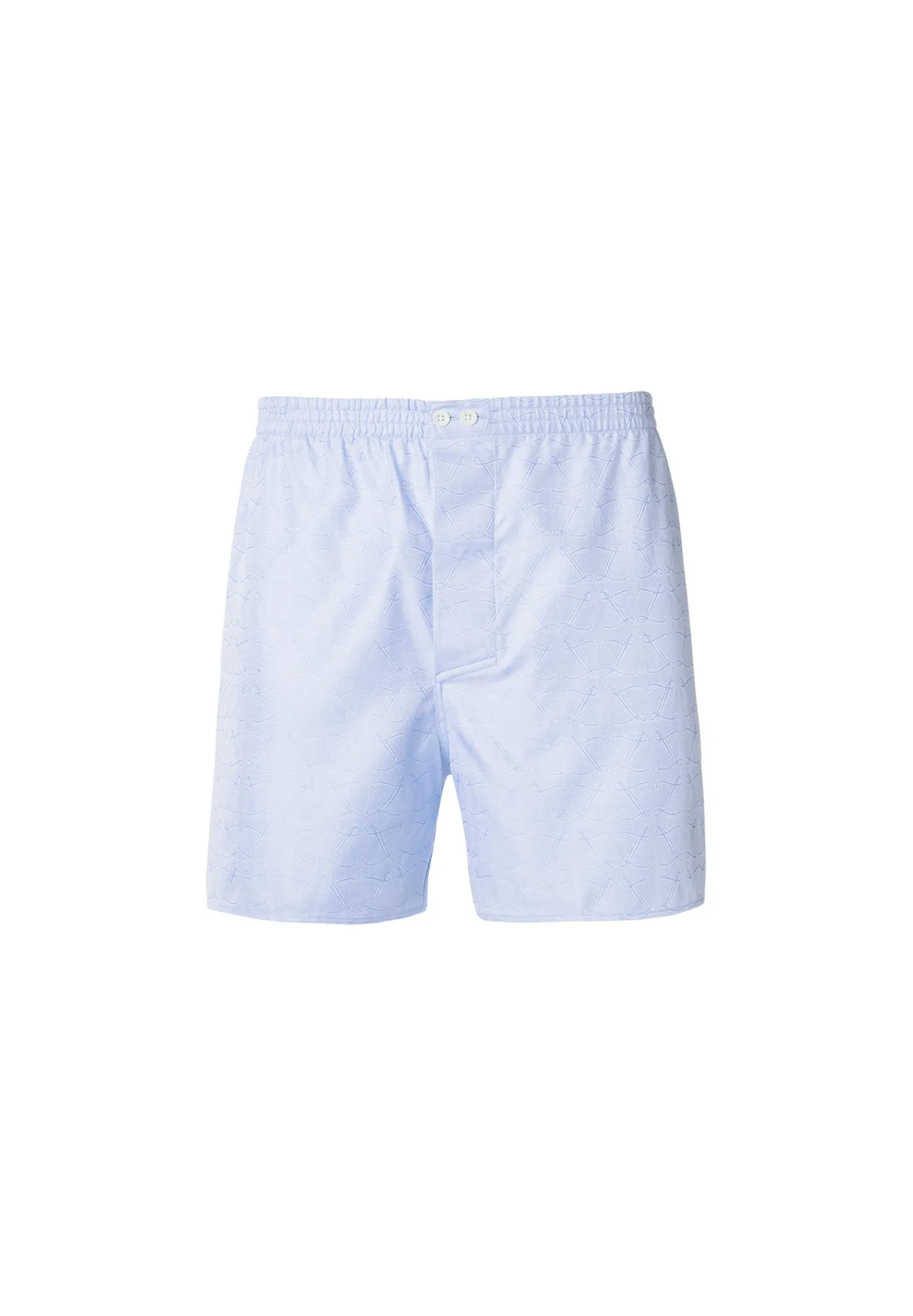Boxershorts|Boxers-Zimmerli Sea Island WovenBoxer Shorts - blue