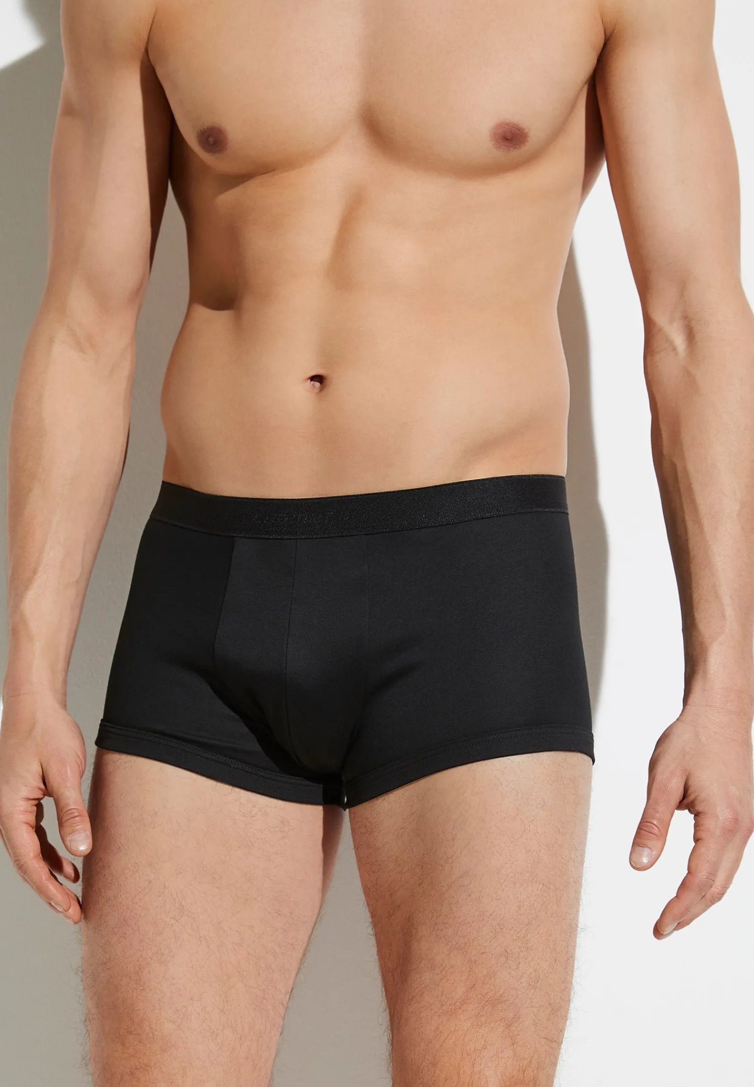 Sea Island|Caleçons Et Boxer Briefs-Zimmerli Sea IslandBoxer Trunk - black