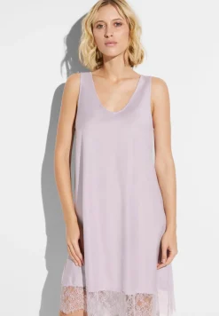 Sea Island|Chemises De Nuit-Zimmerli Sea IslandChemise de nuit sans manches - lilac