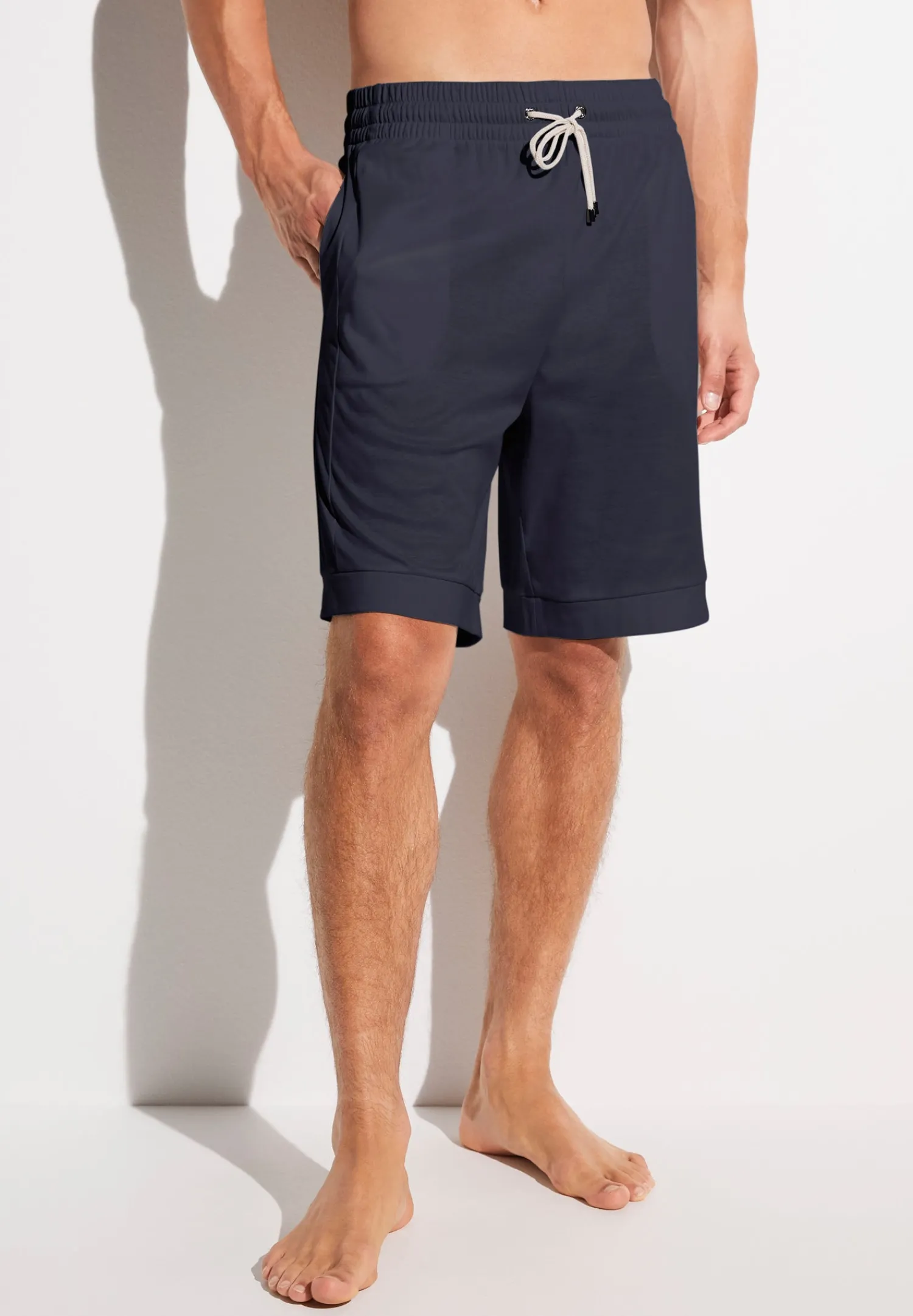 Sea Island|Pantalons-Zimmerli Sea IslandPantalon court - navy