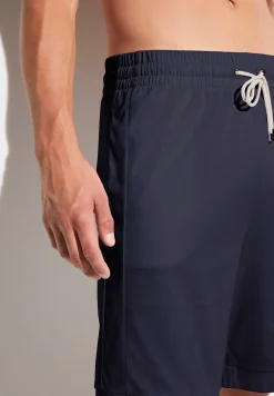 Sea Island|Pantalons-Zimmerli Sea IslandPantalon court - navy