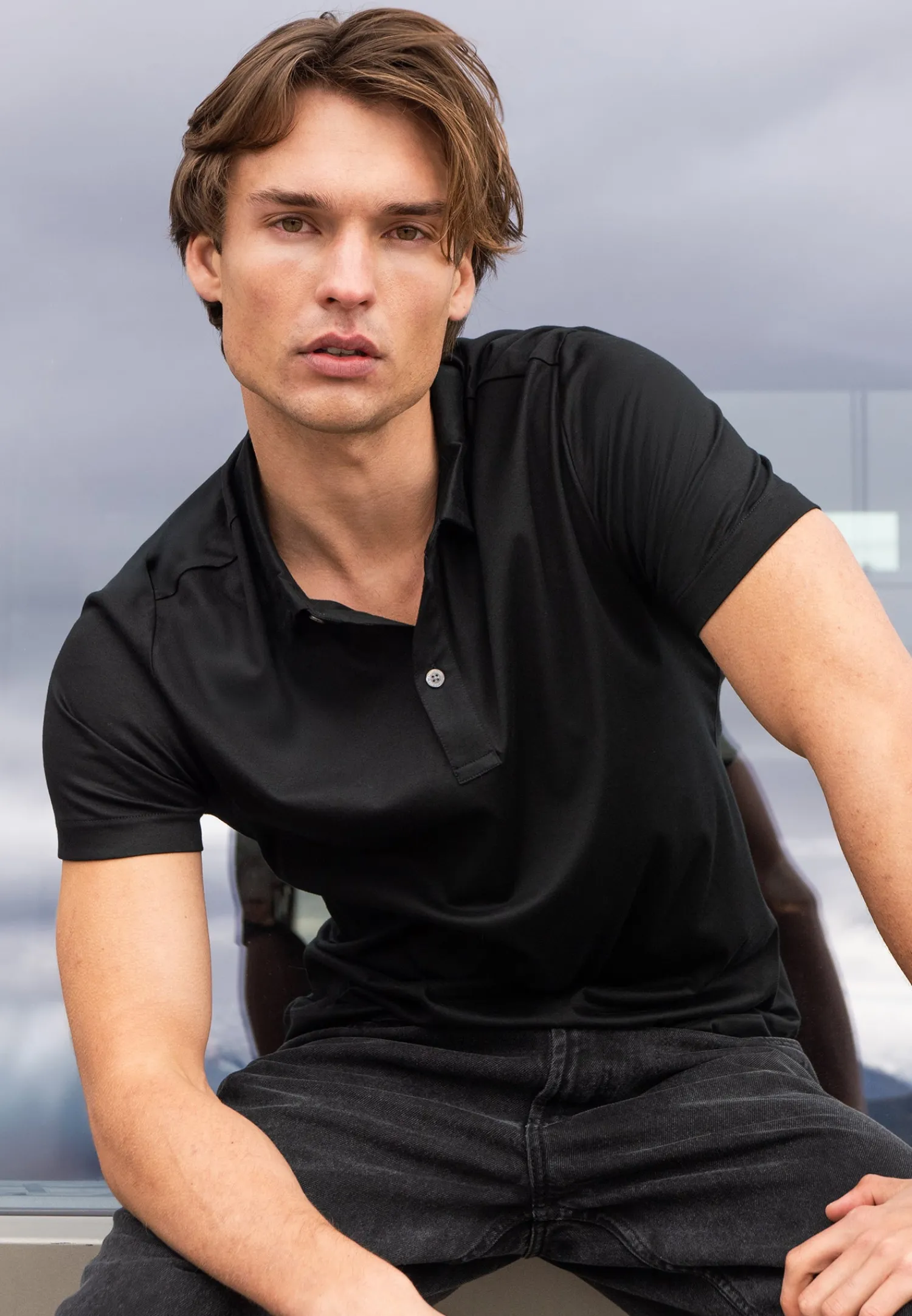 Sea Island|Polos-Zimmerli Sea IslandPolo à manches courtes - black