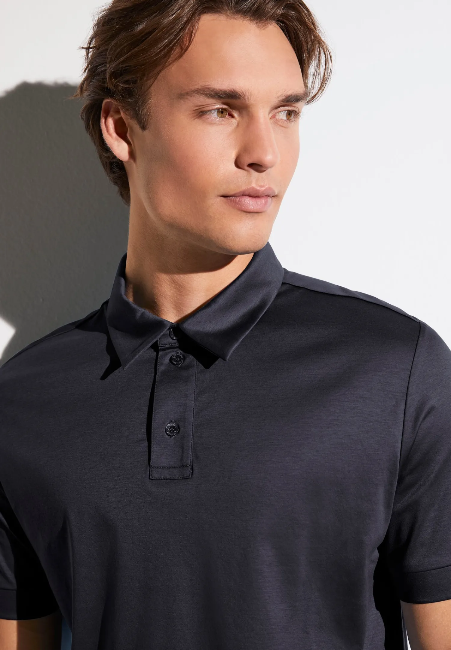 Sea Island|Polos-Zimmerli Sea IslandPolo à manches courtes - navy