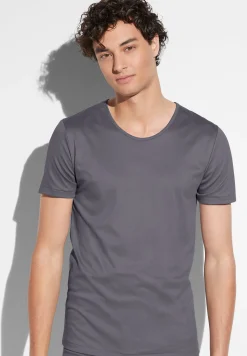 Sea Island|T-Shirts-Zimmerli Sea IslandT-Shirt à manches courtes - dark grey