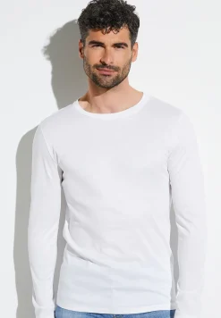 Sea Island|T-Shirts Manches Longues-Zimmerli Sea IslandT-Shirt à manches longues - white
