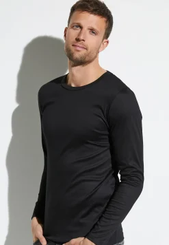Sea Island|T-Shirts Manches Longues-Zimmerli Sea IslandT-Shirt à manches longues - black