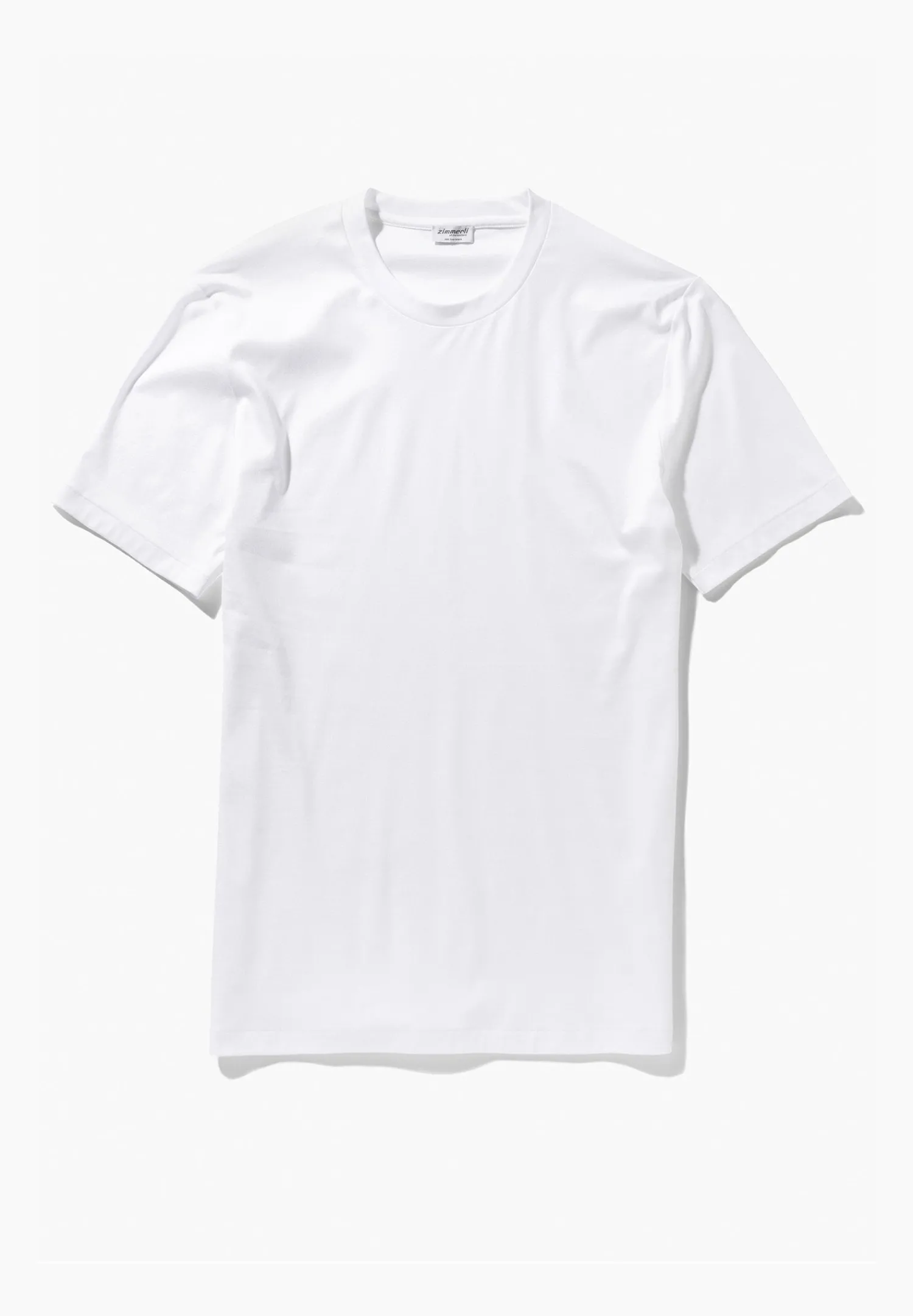 Sea Island|T-Shirts-Zimmerli Sea IslandT-Shirt à manches courtes, col rond - blanc