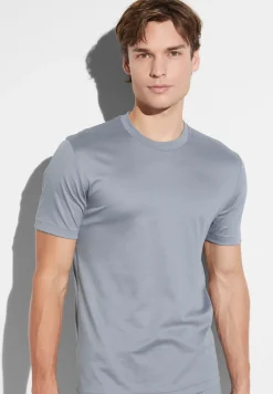 Sea Island|T-Shirts-Zimmerli Sea IslandT-Shirt à manches courtes - smoky blue