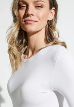 Sea Island|T-Shirts À Manches Longues-Zimmerli Sea IslandT-Shirt à manches longues - white