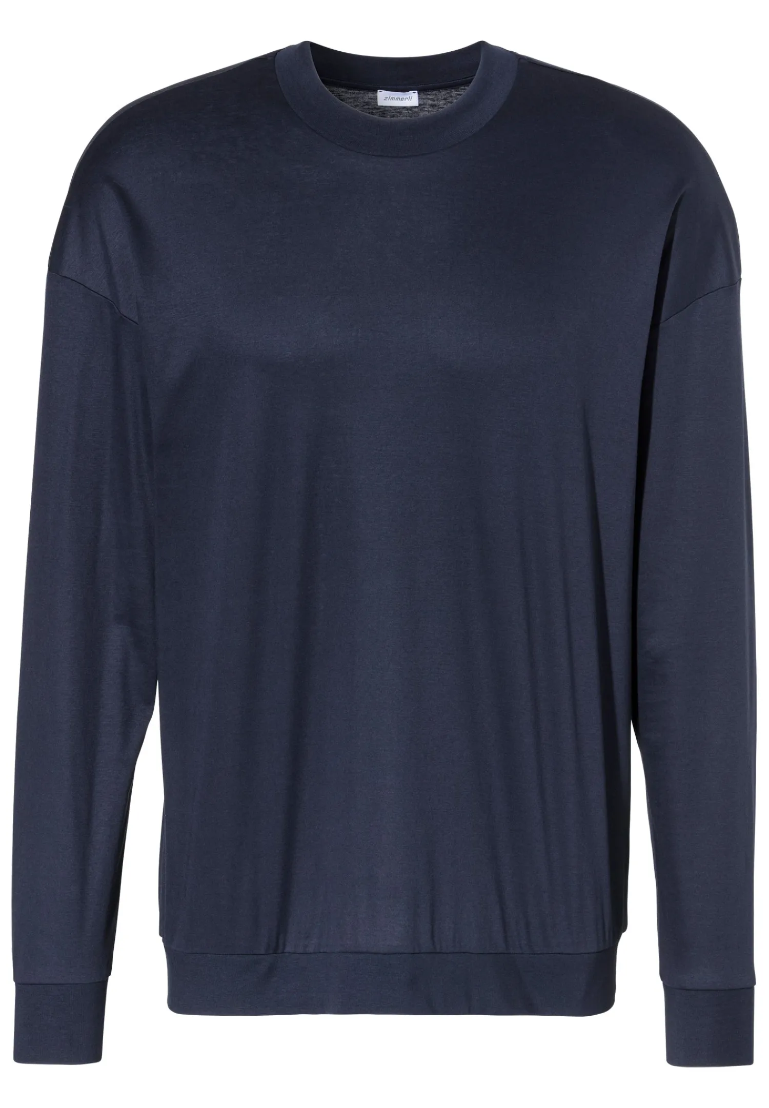 Sea Island|T-Shirts Manches Longues-Zimmerli Sea IslandT-Shirt à manches longues - navy