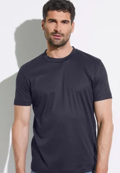 Sea Island|T-Shirts-Zimmerli Sea IslandT-Shirt à manches courtes - navy