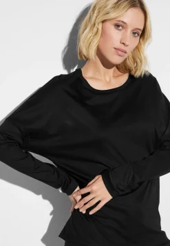 Sea Island|T-Shirts À Manches Longues-Zimmerli Sea IslandT-Shirt à manches longues - black