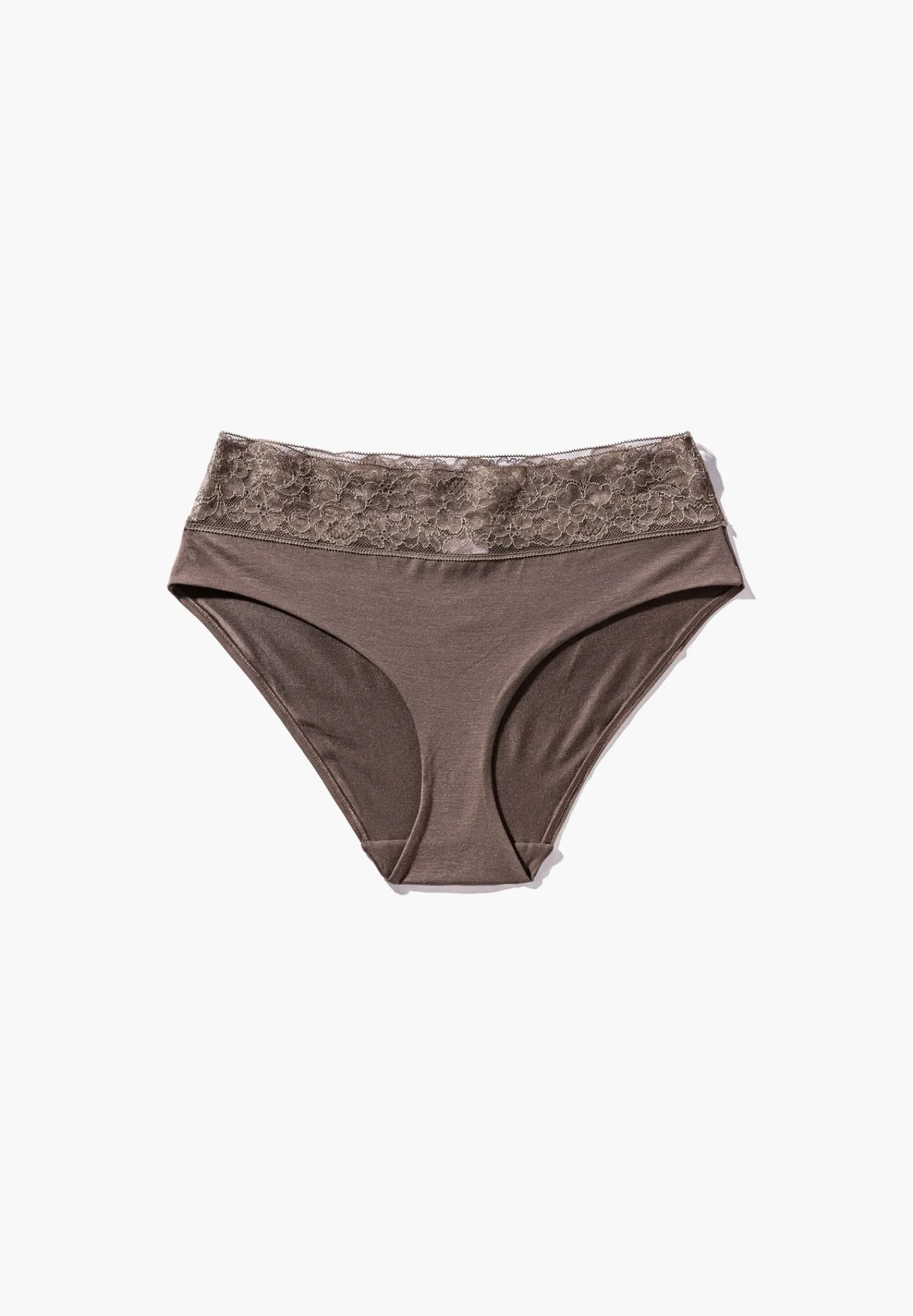 Slips-Zimmerli Sensual FashionSlip - olive brown