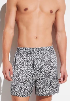 Silk Nightwear|Boxershorts-Zimmerli Silk NightwearBoxer Shorts - black-white