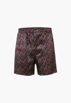 Silk Nightwear|Boxershorts-Zimmerli Silk NightwearBoxer Shorts - leaves