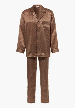 Silk Nightwear|Pyjamas-Zimmerli Silk NightwearPyjama longues - fantasy gold