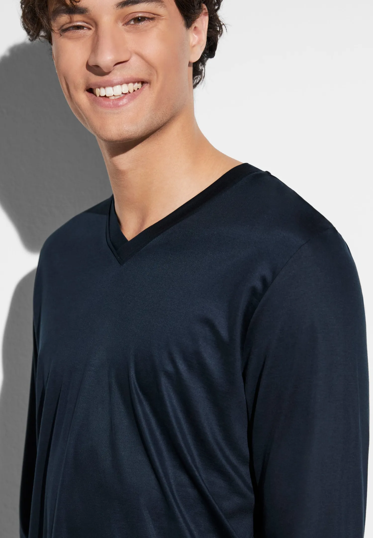 Pyjamas-Zimmerli Sustainable LuxuryPyjama longues - twilight blue