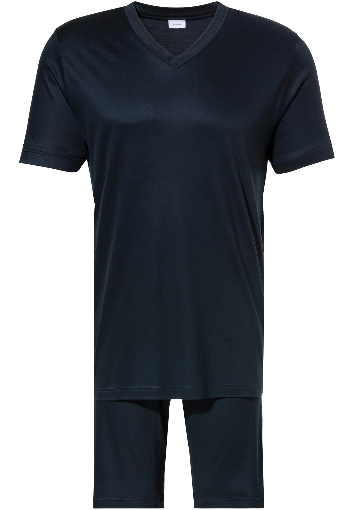 Pyjamas-Zimmerli Sustainable LuxuryPyjama court - twilight blue