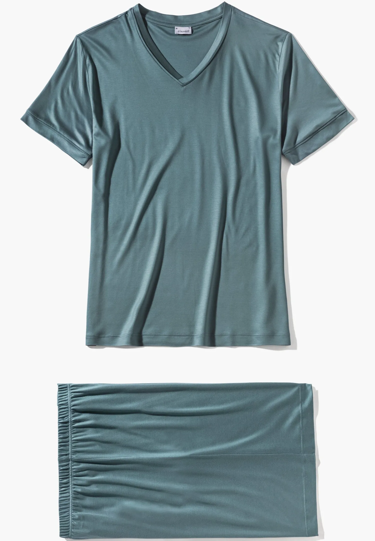 Pyjamas-Zimmerli Sustainable LuxuryPyjama court - jade