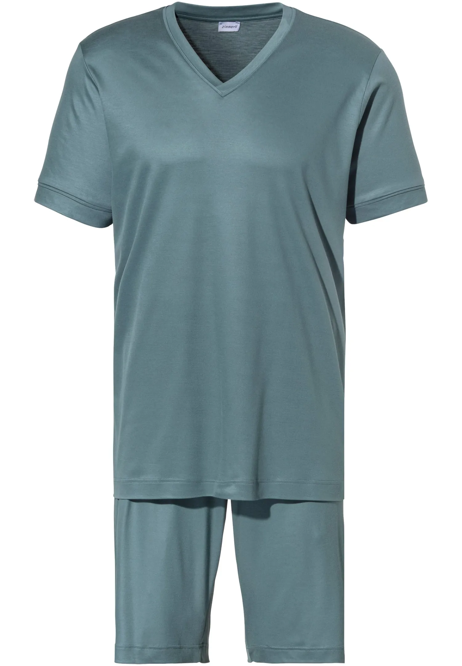 Pyjamas-Zimmerli Sustainable LuxuryPyjama court - jade
