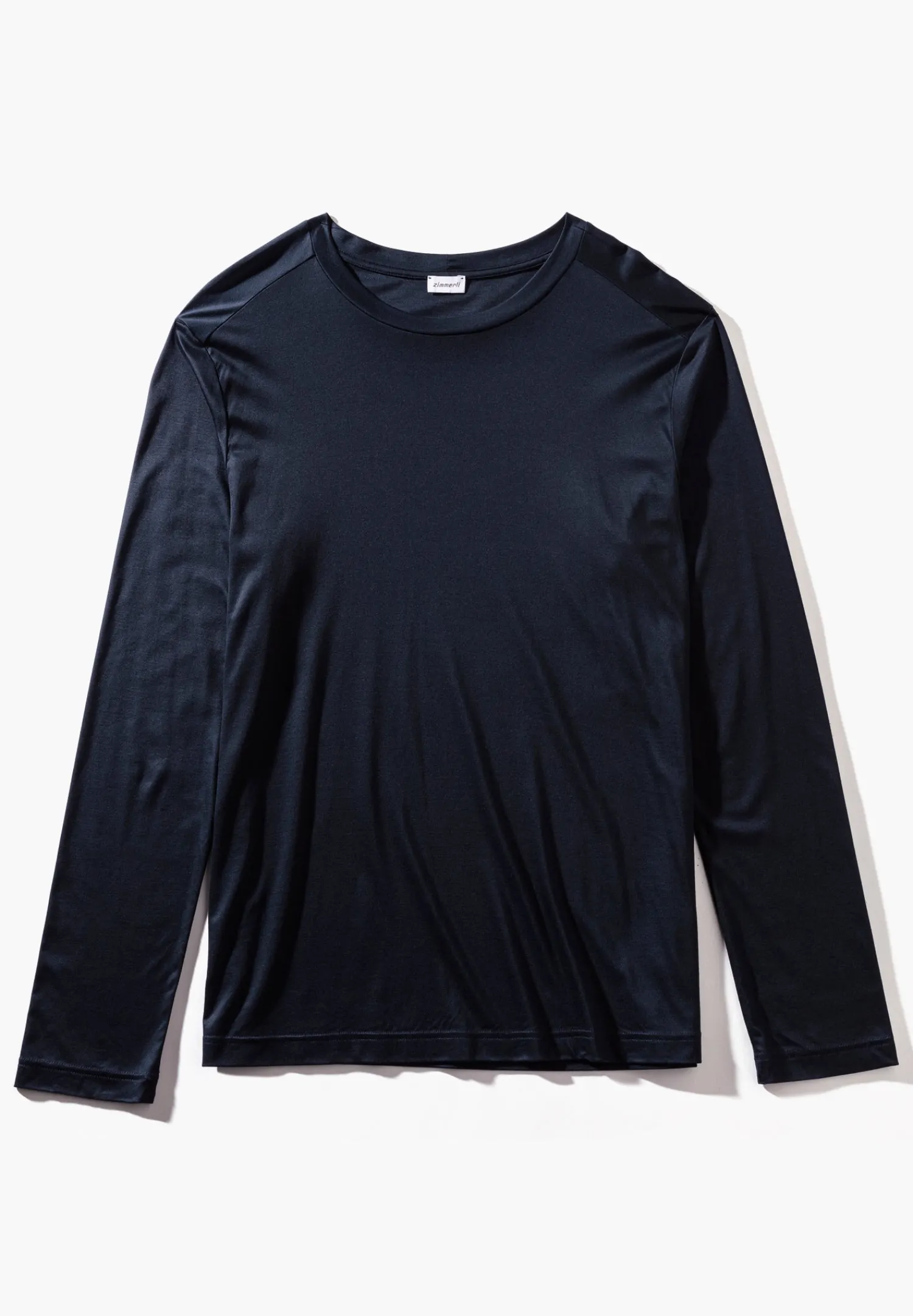 T-Shirts Manches Longues|T-Shirts-Zimmerli Sustainable LuxuryT-Shirt à manches longues - twilight blue