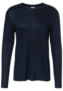 T-Shirts Manches Longues|T-Shirts-Zimmerli Sustainable LuxuryT-Shirt à manches longues - twilight blue