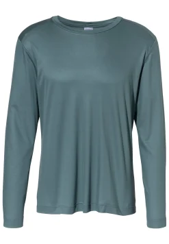 T-Shirts Manches Longues|T-Shirts-Zimmerli Sustainable LuxuryT-Shirt à manches longues - jade