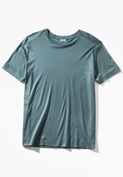 T-Shirts|T-Shirts-Zimmerli Sustainable LuxuryT-Shirt à manches courtes - jade