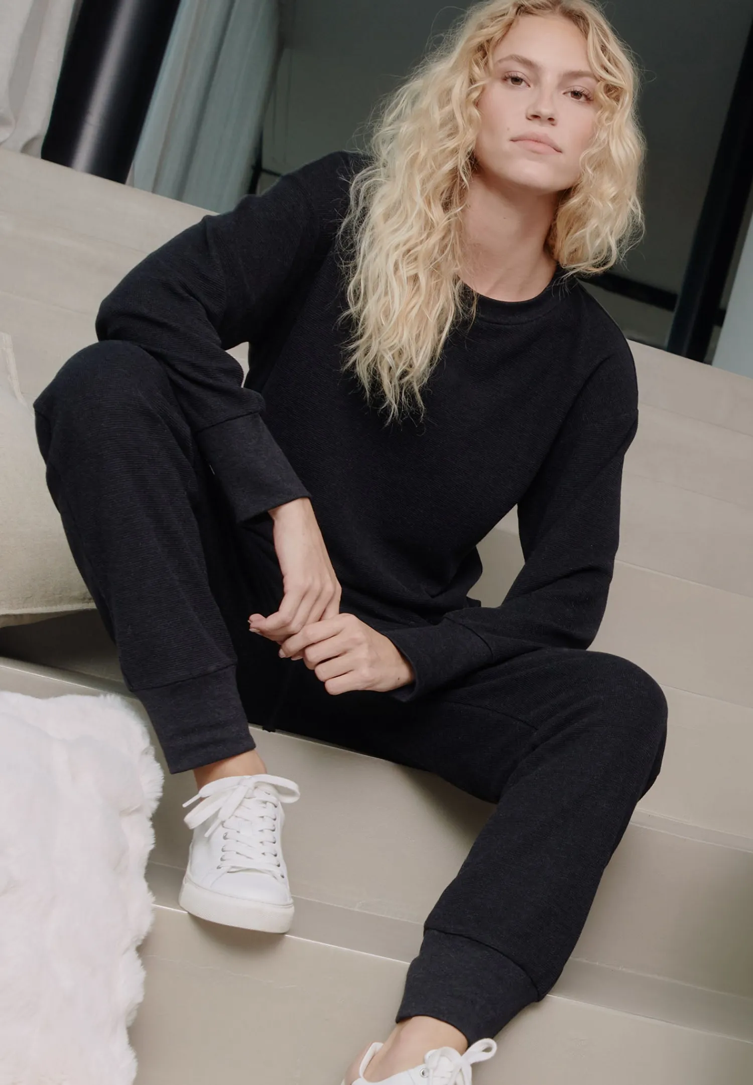 Pantalons-Zimmerli Winter LoungePantalon - nearly black