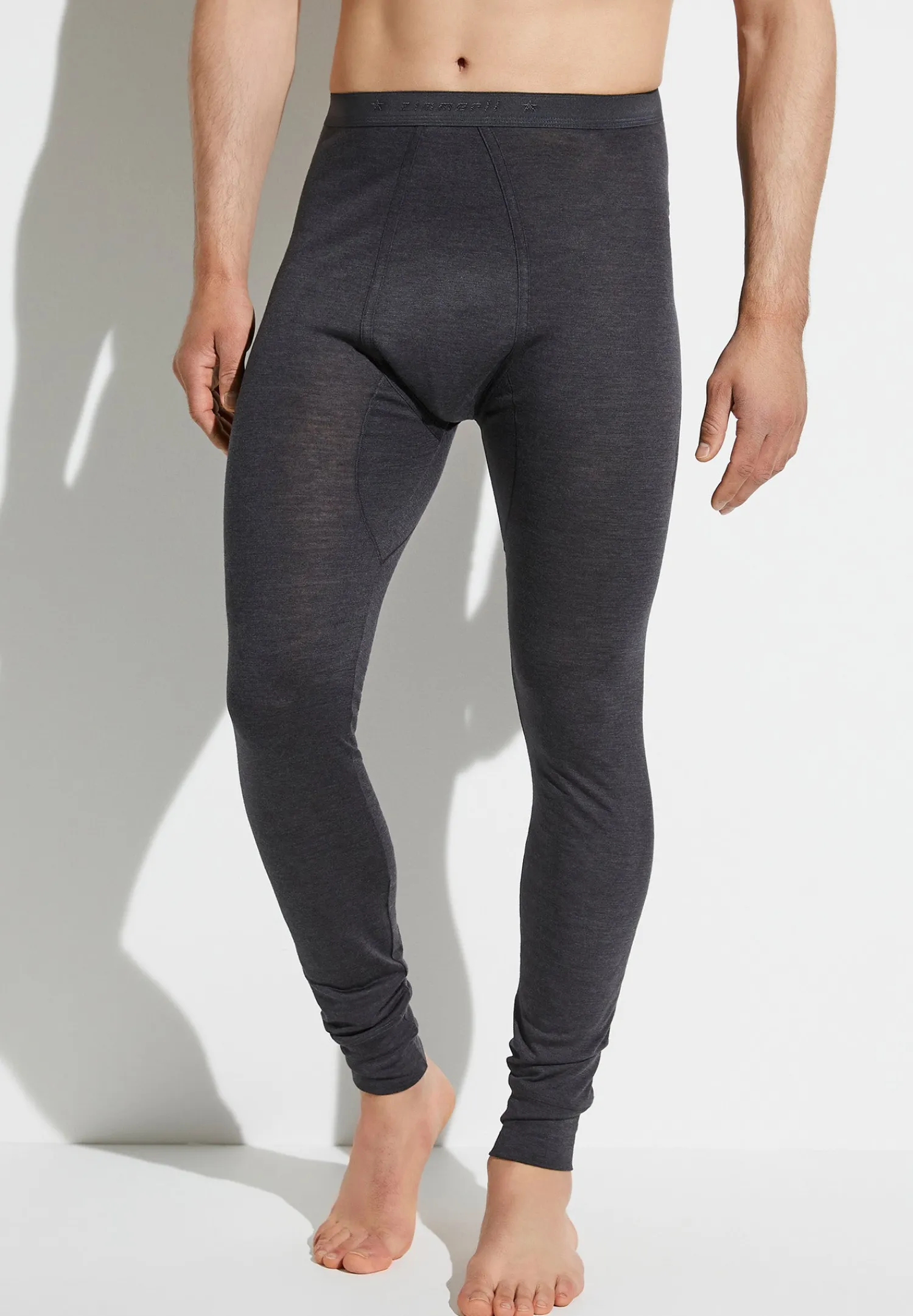 Wool & Silk|Pantalons-Zimmerli Wool & SilkCaleçon longues - charcoal