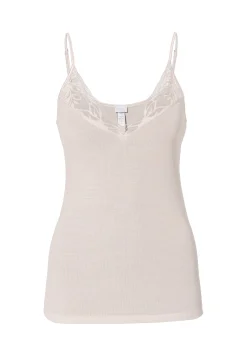 Wool & Silk|Tops Spaghettis-Zimmerli Wool & SilkCaraco fines bretelles - dove