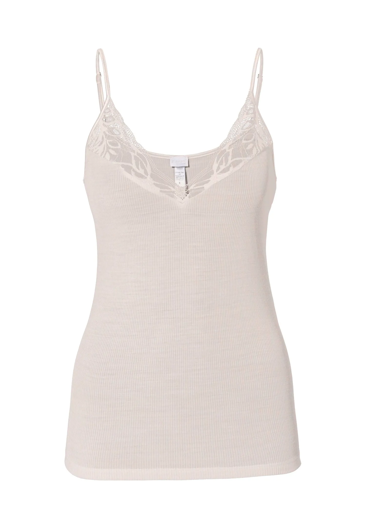 Wool & Silk|Tops Spaghettis-Zimmerli Wool & SilkCaraco fines bretelles - dove