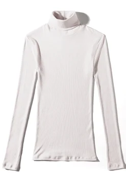 Wool & Silk|T-Shirts À Manches Longues-Zimmerli Wool & SilkCol roulé à manches longues - dove