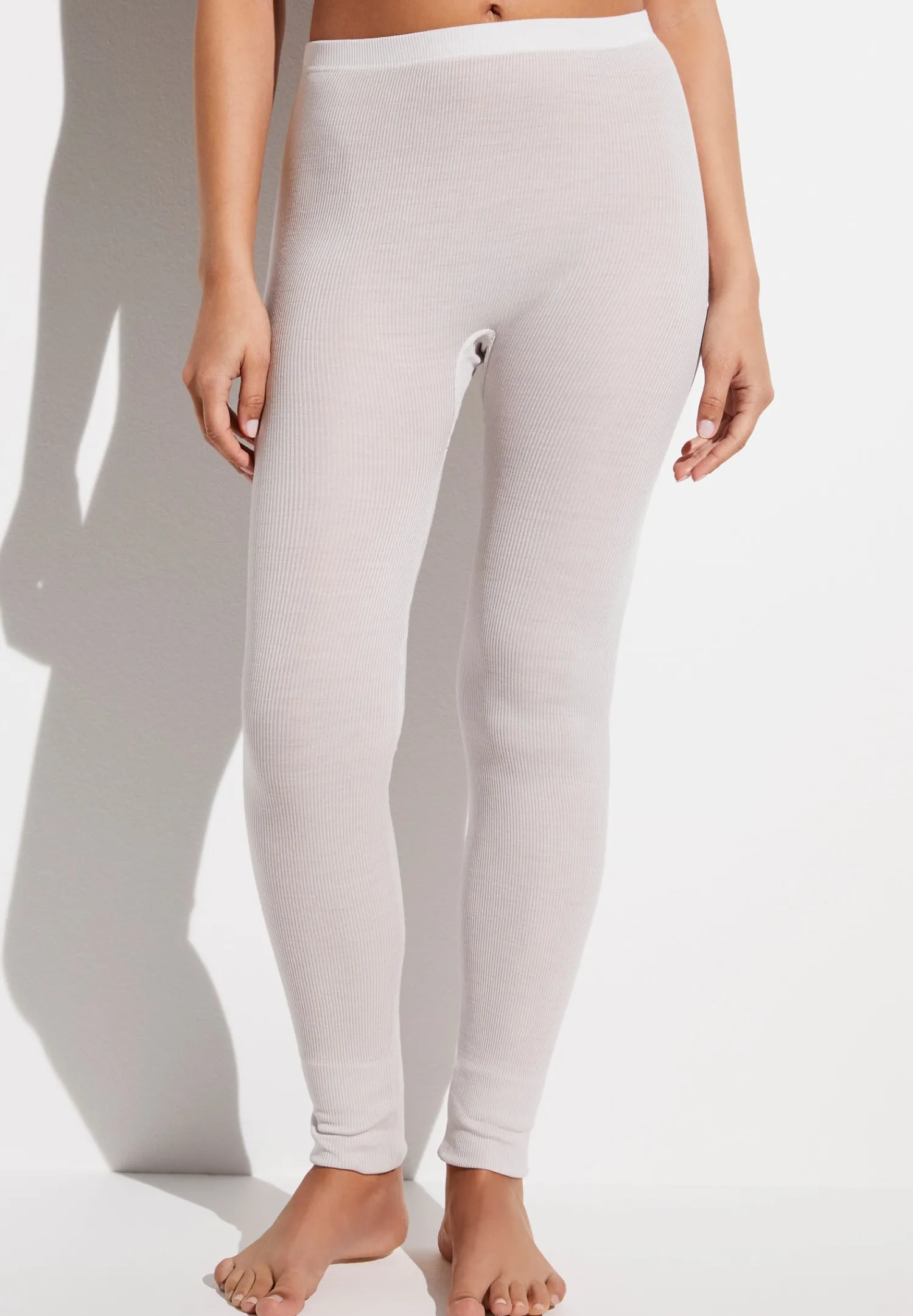 Wool & Silk|Leggings-Zimmerli Wool & SilkLeggings - dove