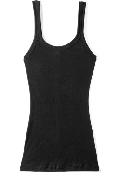 Wool & Silk|Tops-Zimmerli Wool & SilkTop - black