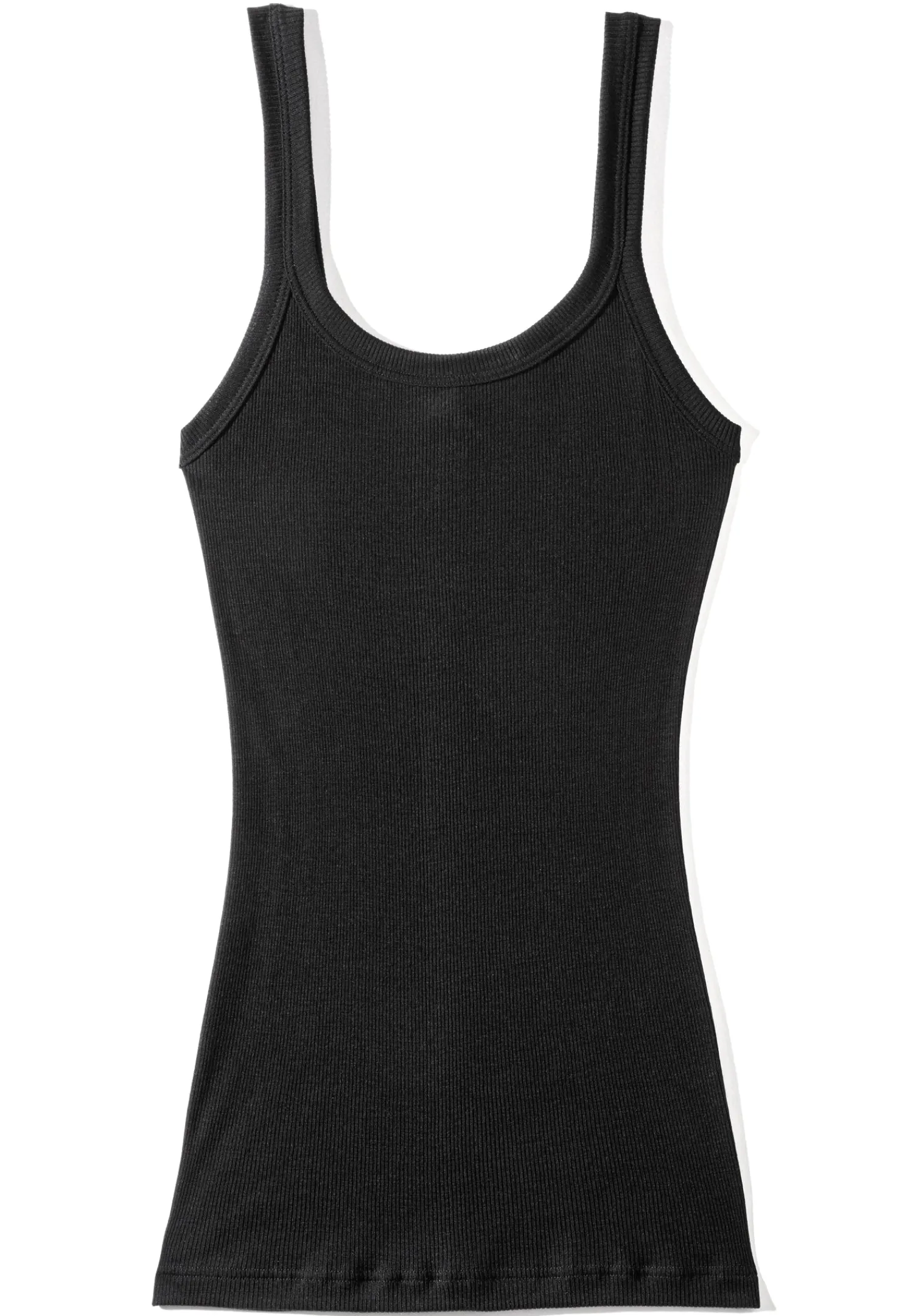 Wool & Silk|Tops-Zimmerli Wool & SilkTop - black