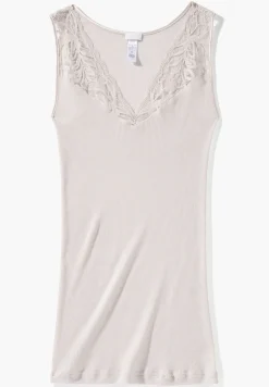 Wool & Silk|Tops-Zimmerli Wool & SilkTop - dove