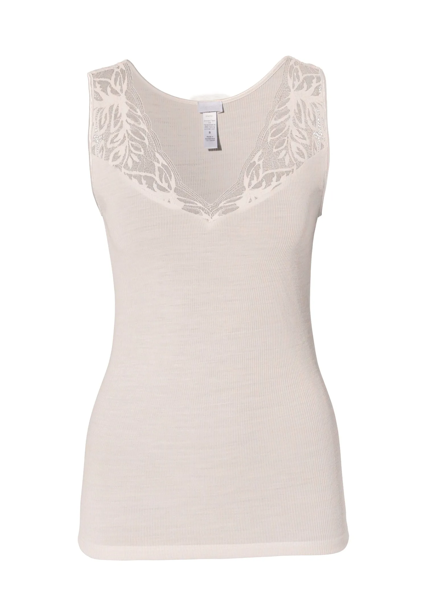Wool & Silk|Tops-Zimmerli Wool & SilkTop - dove