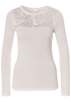 Wool & Silk|T-Shirts À Manches Longues-Zimmerli Wool & SilkT-Shirt à manches longues - dove