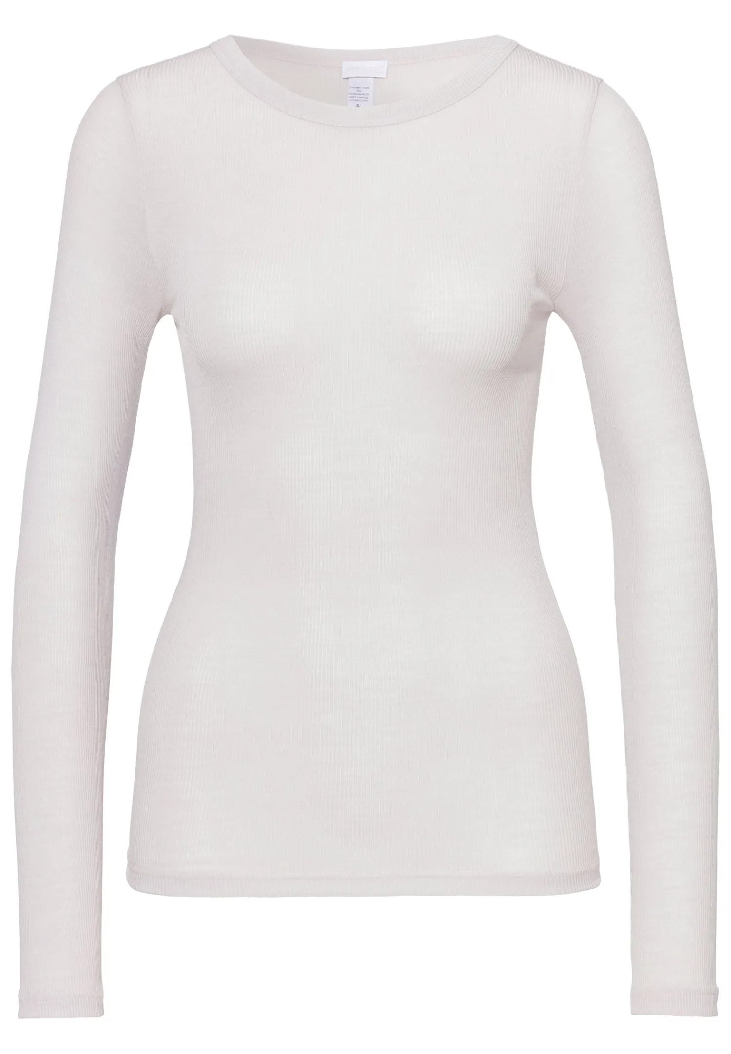 Wool & Silk|T-Shirts À Manches Longues-Zimmerli Wool & SilkT-Shirt à manches longues - dove