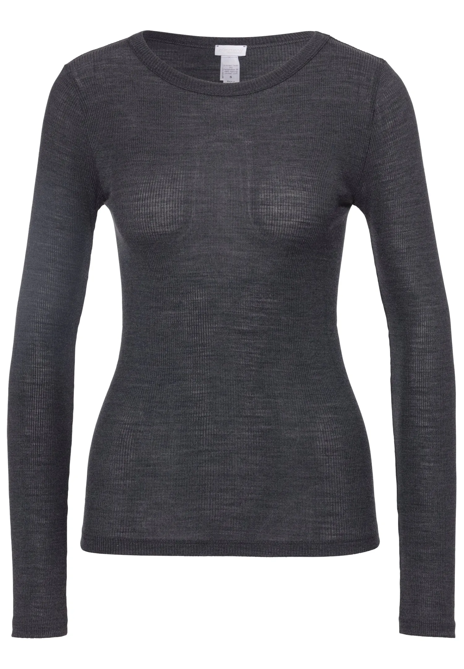 Wool & Silk|T-Shirts À Manches Longues-Zimmerli Wool & SilkT-Shirt à manches longues - anthrazit