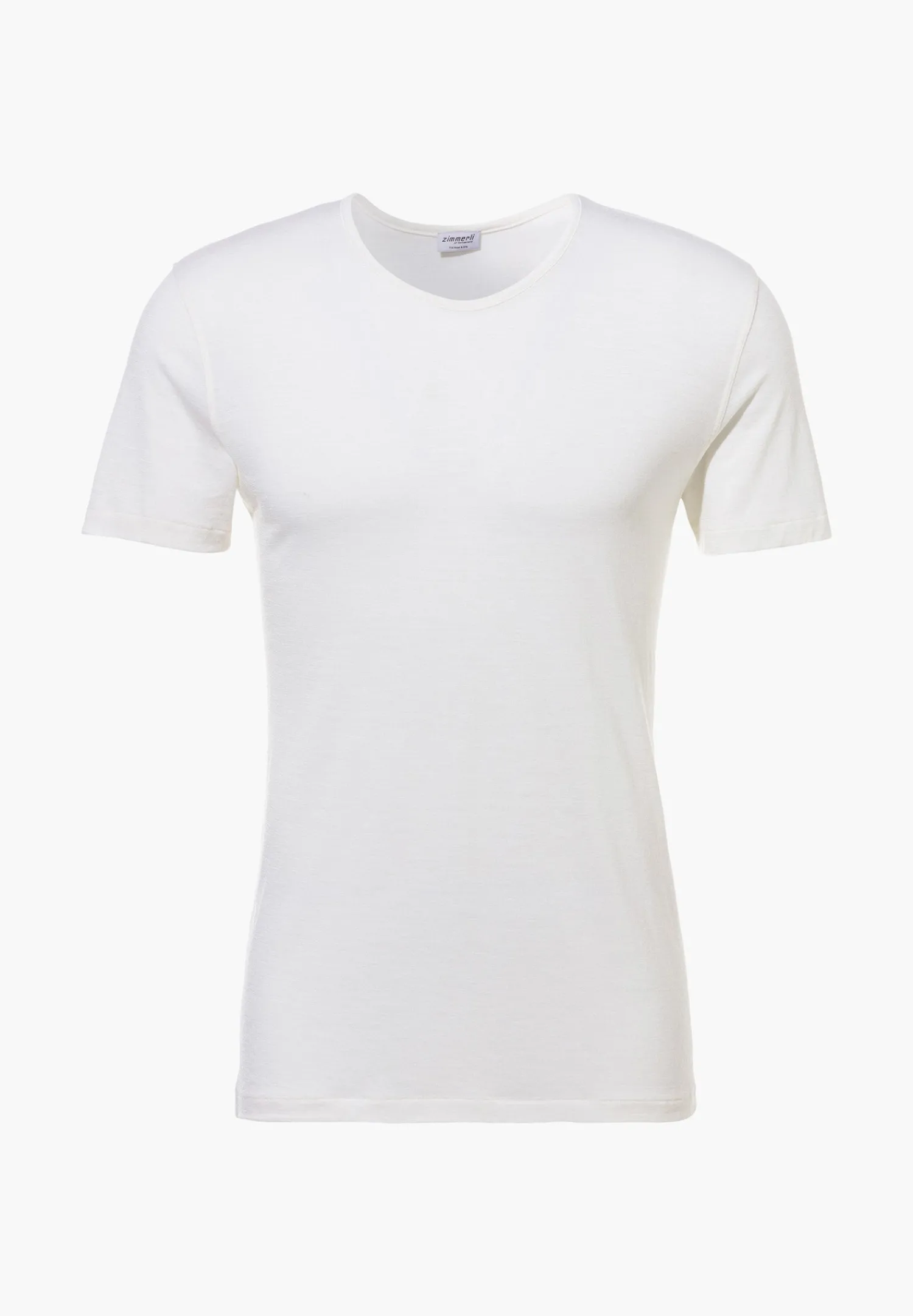 Wool & Silk|T-Shirts-Zimmerli Wool & SilkT-Shirt à manches courtes - écru