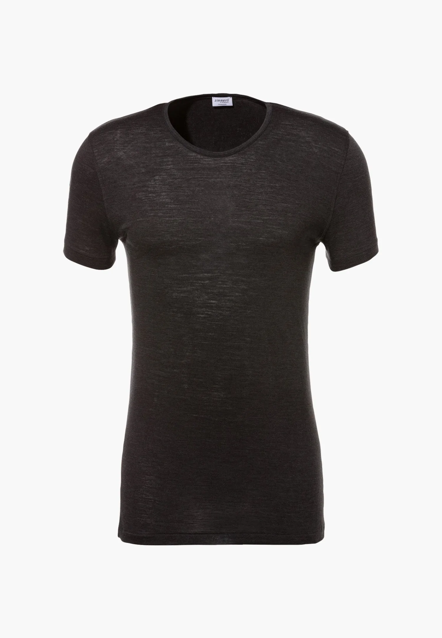 Wool & Silk|T-Shirts-Zimmerli Wool & SilkT-Shirt à manches courtes - charcoal