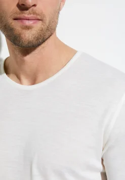 T-Shirts|Wool & Silk-Zimmerli Wool & SilkT-Shirt à manches longues - écru